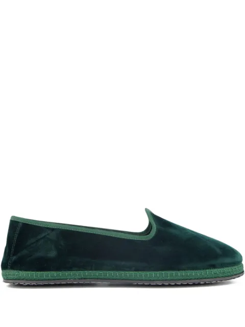 PIEDATERRE Modigliani velvet flat loafers