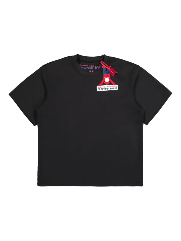 WALTER VAN BEIRENDONCK × g-star raw Tシャツ Walter Van Beirendonck x G-Star Raw Tシャツ | ブラック | FARFETCH JP