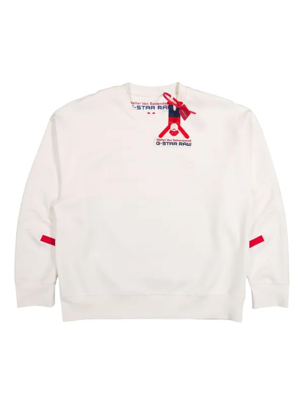 Walter Van Beirendonck X G-star Raw Sweatshirt in White