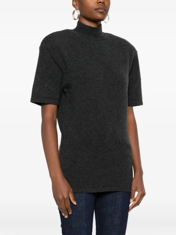 Jacquemus The Castagna Knit Top | Grey | FARFETCH