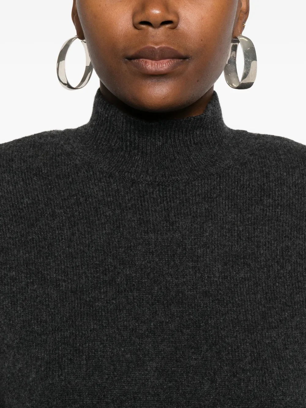 Jacquemus Castagna Wool And Cashmere-blend Turtleneck Sweater In Black