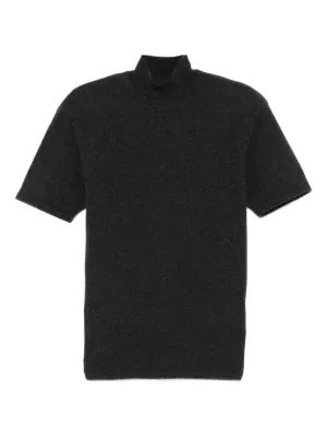 Jacquemus Turtleneck short-sleeve Top | Black | FARFETCH