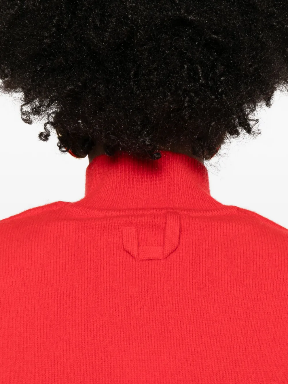 Jacquemus T-shirt met hoge hals Rood