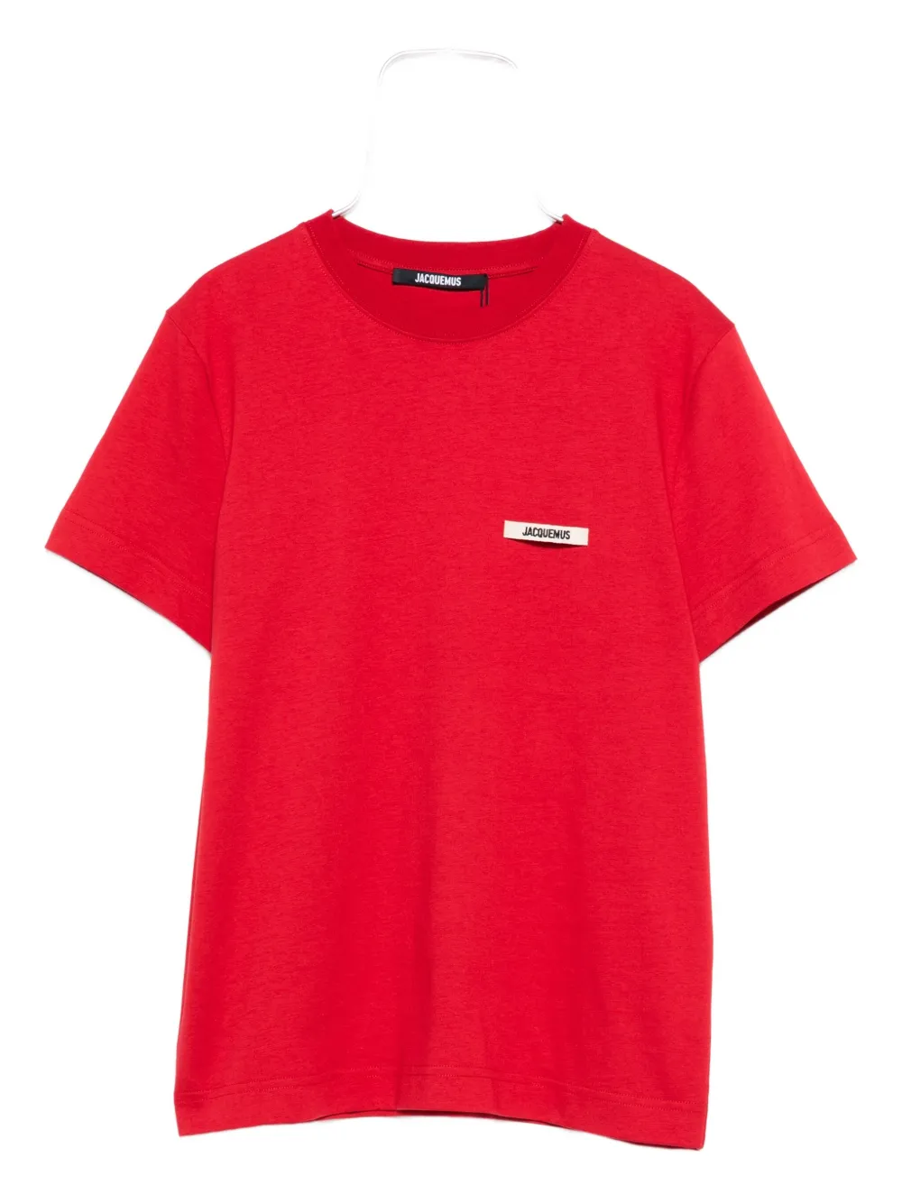 Jacquemus Le T-shirt Gros Grain T-shirt Rood