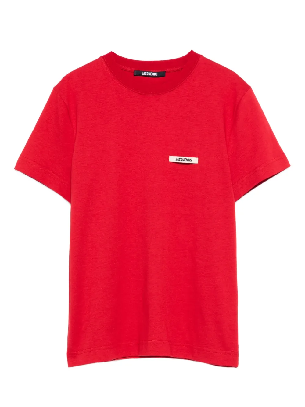 Jacquemus Le T-shirt Gros Grain T-shirt | Red | Image 1