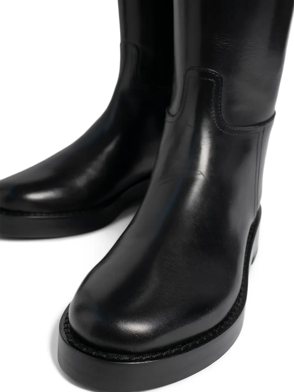 Ann Demeulemeester Stan knee-high biker boots Black