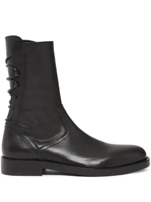 ANN DEMEULEMEESTER サイドジップ ブーツ 37.5 ブラック ANN DEMEULEMEESTER Side Zip Boots 37.5 Black | eBay