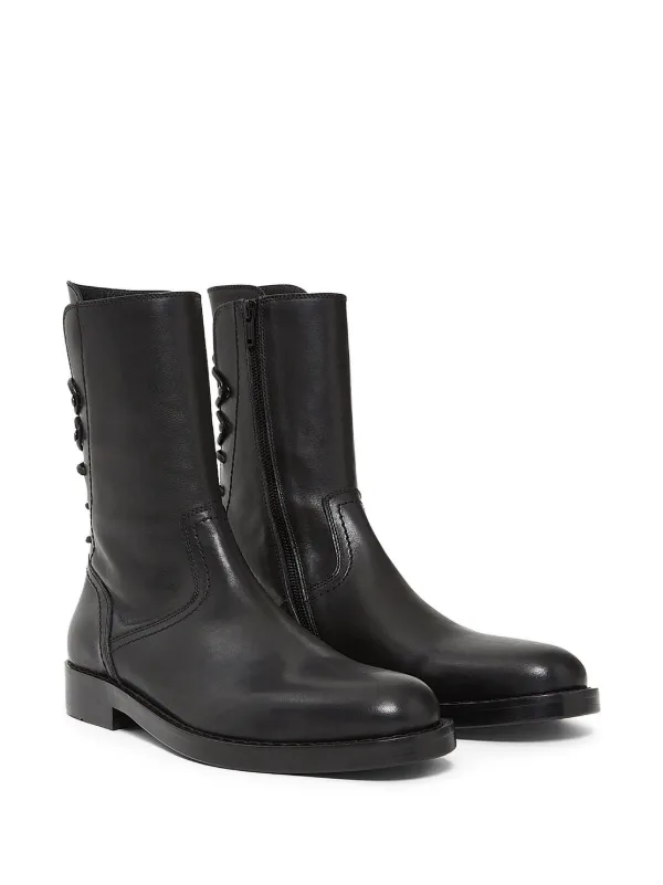 ANN DEMEULEMEESTER レースアップブーツ アンドゥムルメステール ann demeulemeester レースアップ