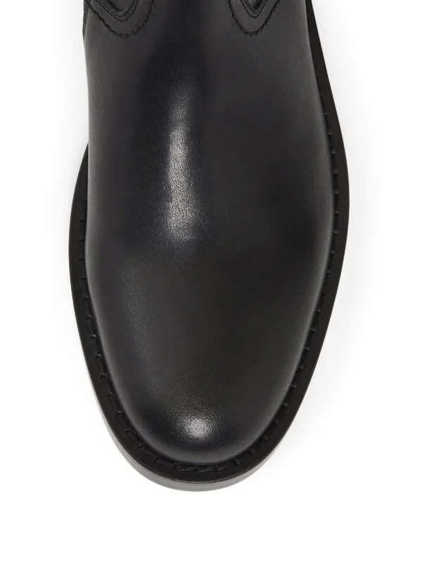 Ann Demeulemeester Heiko アンクル バイカーブーツ | ブラック