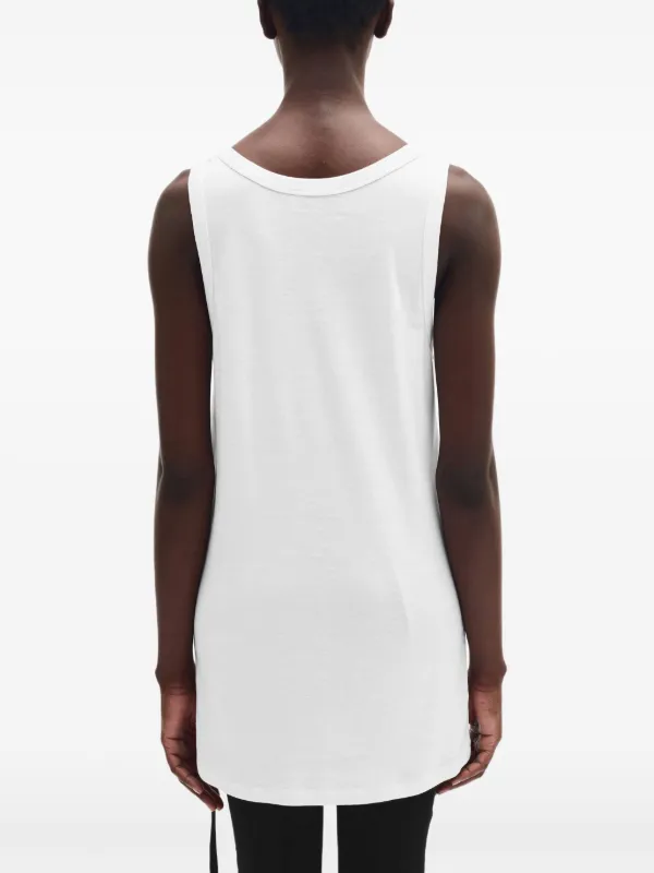 大人気！！　Ann Demeulemeester タンクトップ　ホワイト Ann Demeulemeester Seva Printed Tank Top | White | FARFETCH CA