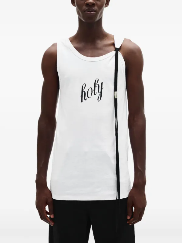 大人気！！　Ann Demeulemeester タンクトップ　ホワイト Ann Demeulemeester Holy Tank Top | White | FARFETCH
