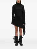 Ann Demeulemeester Halvi draped shirt dress - Black