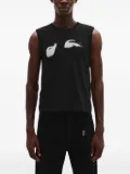 Ann Demeulemeester graphic-print tank top - 099 BLACK