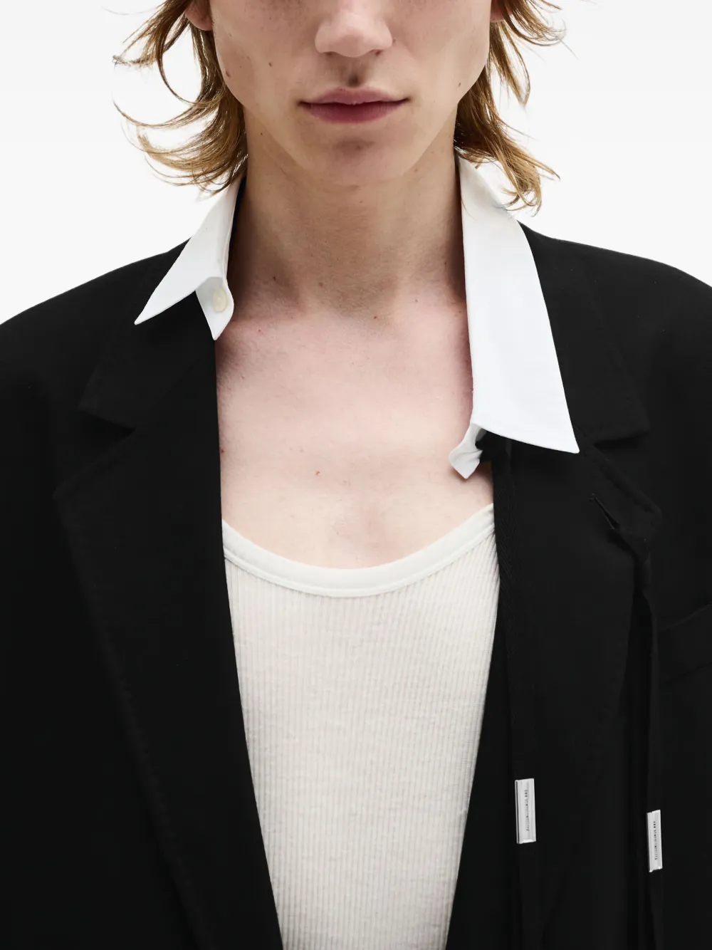 Ann Demeulemeester Ruud Shirt Collar In White