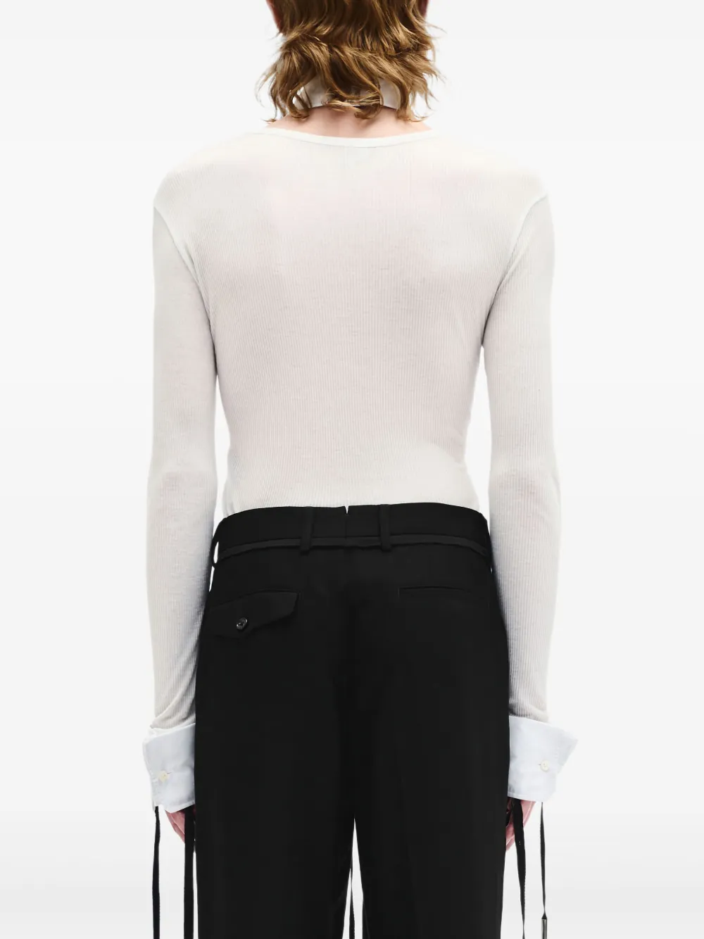 Ann Demeulemeester Ruud Shirt Collar In White