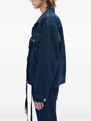 Ann Demeulemeester Patrick デニムジャケット | ブルー | FARFETCH JP