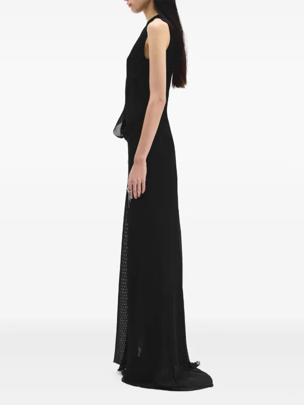 Ann Demeulemeester Leah アシンメトリードレス | ブラック Ann Demeulemeester Leah アシンメトリードレス | ブラック