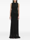 Ann Demeulemeester Leah asymmetric dress - Black