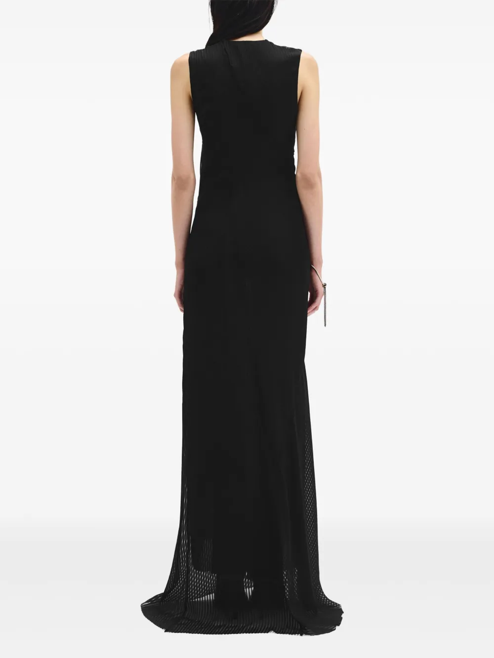 Ann Demeulemeester Leah asymmetrische jurk Zwart