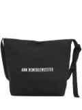 Ann Demeulemeester cotton shoulder bag - Black