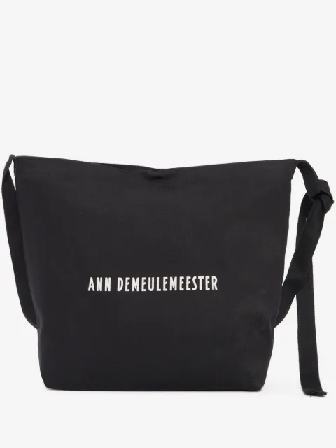 Ann Demeulemeester cotton shoulder bag