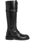 Ann Demeulemeester Danny combat boots - Black