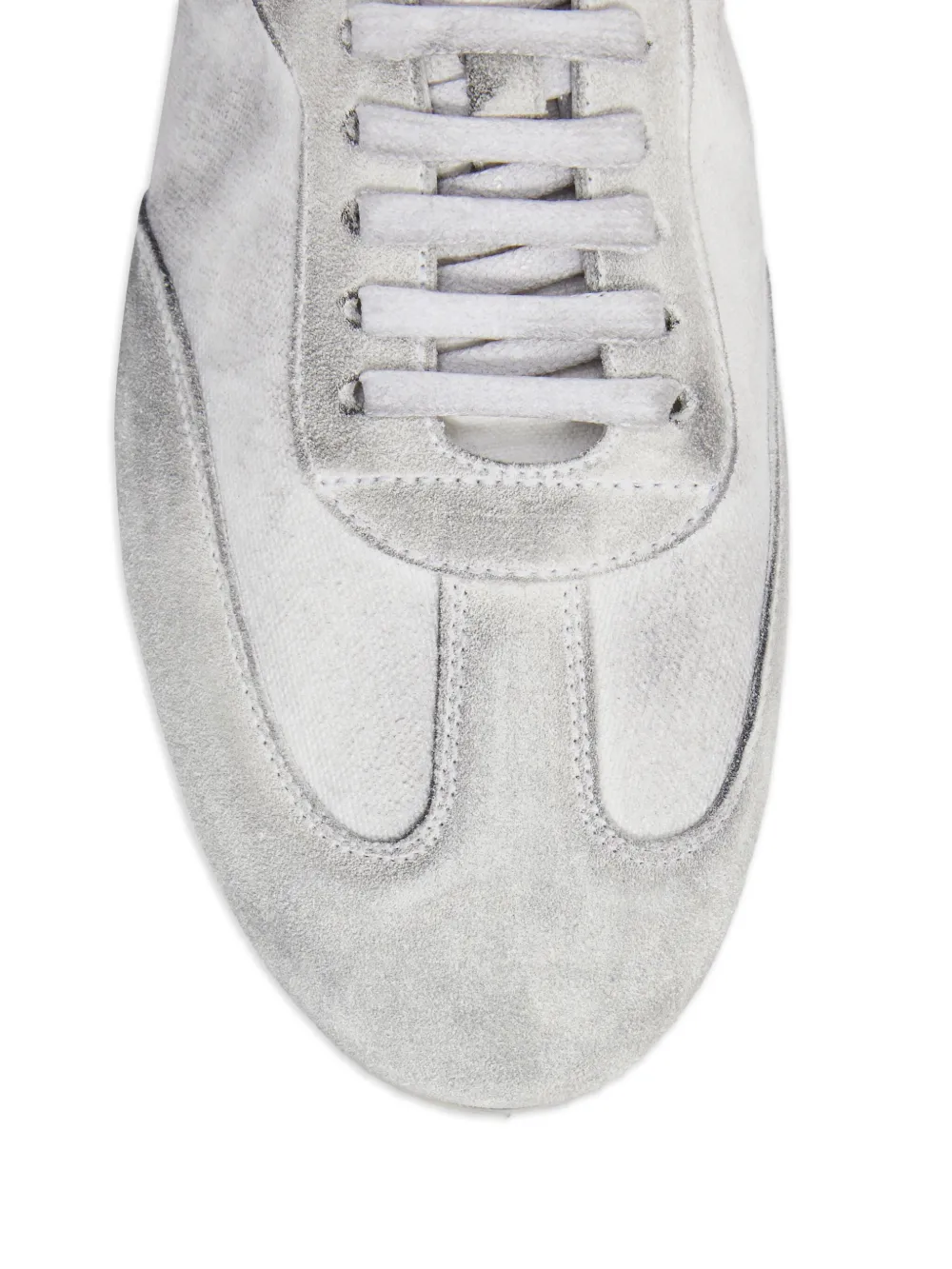 Ann Demeulemeester leather sneakers White
