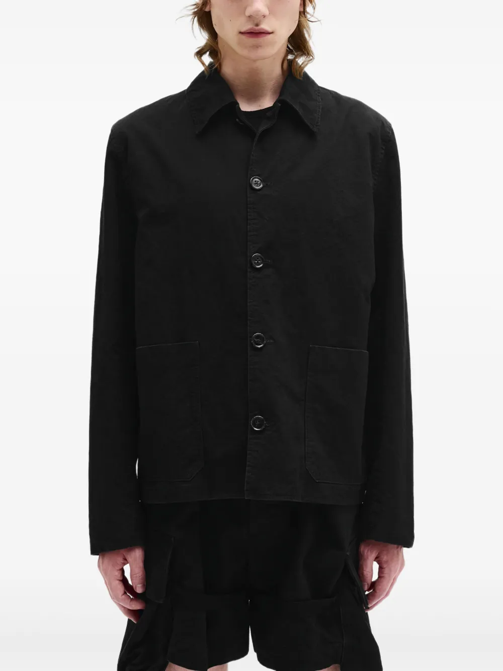 Ann Demeulemeester Cotton Shirt Jacket