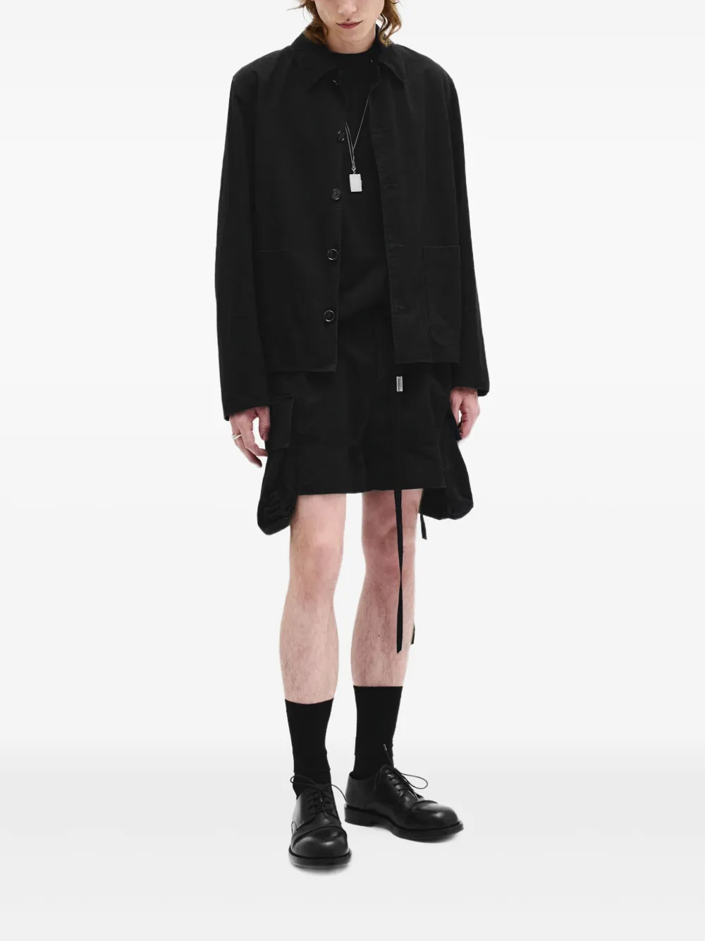 Ann Demeulemeester sobrecamisa de algodón | Sobrecamisas | Image 2