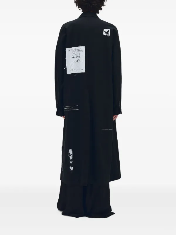 ANN DEMEULEMEESTER ブラック トレンチコート S Ann Demeulemeester Dario トレンチコート | ブラック | FARFETCH JP