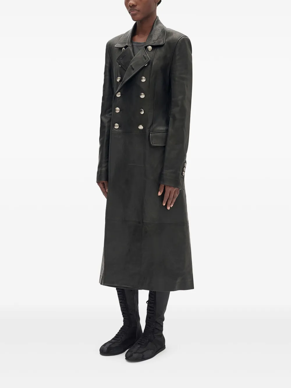 Ann Demeulemeester Adelita double-breasted trench coat | Trench Coats & Raincoats | Image 2