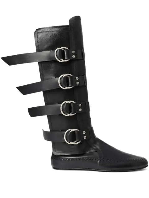 Ann Demeulemeester Siver biker boots 