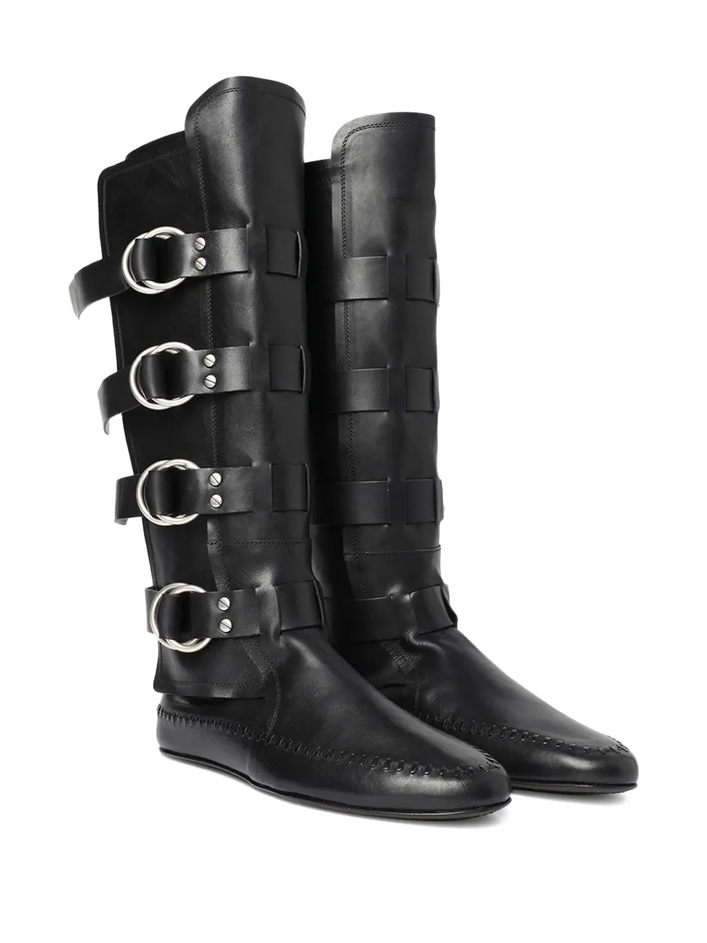 Ann Demeulemeester Siver biker boots | Biker Boots | Image 2