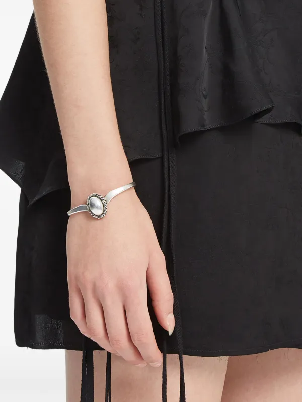 jewellery ann demeulemeester bracelet Ann Demeulemeester Leja Bracelet Silver FARFETCH ID