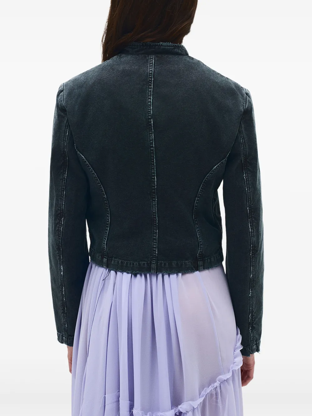 Ann Demeulemeester Cropped jack Zwart