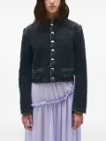 Ann Demeulemeester cropped jacket - Black