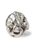 Ann Demeulemeester Gul Gabochon ring - Silver