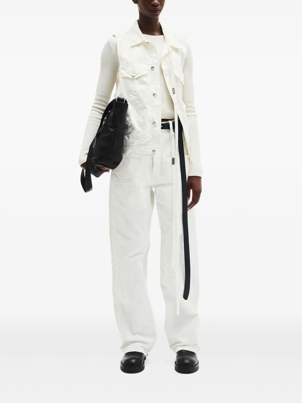 Ann Demeulemeester Kati cropped sweater | Knitted Sweaters | Image 2