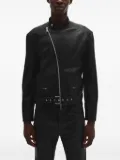 Ann Demeulemeester leather jacket - Black