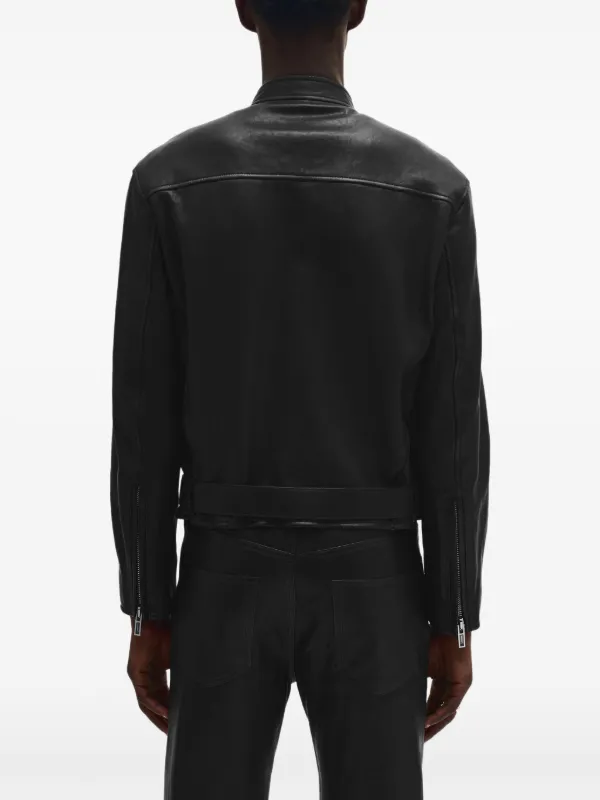 本人期　ANN DEMEULEMEESTER leatherjacket Anu Perfecto – Ann Demeulemeester