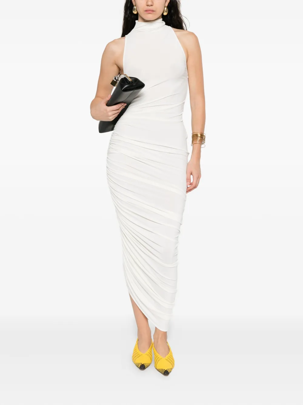 Jacquemus La Robe Piazza midi dress Wit