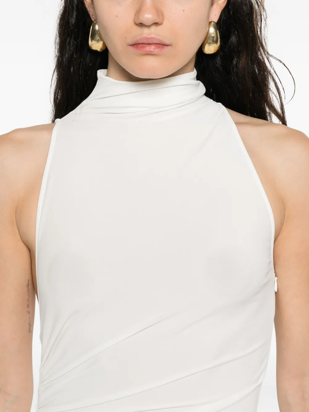 Jacquemus La Robe Piazza midi dress Wit
