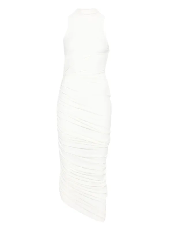 jovani beaded halter dress Long Halter Prom Dress with Sheer Beaded Bodice Blush / 2 main image 0