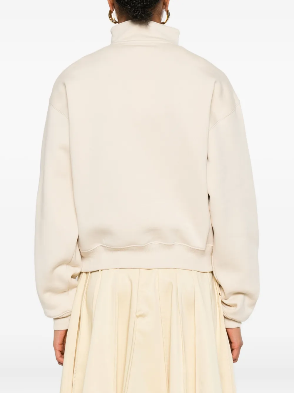 Jacquemus Le Camionneur Gros Grain sweater Beige
