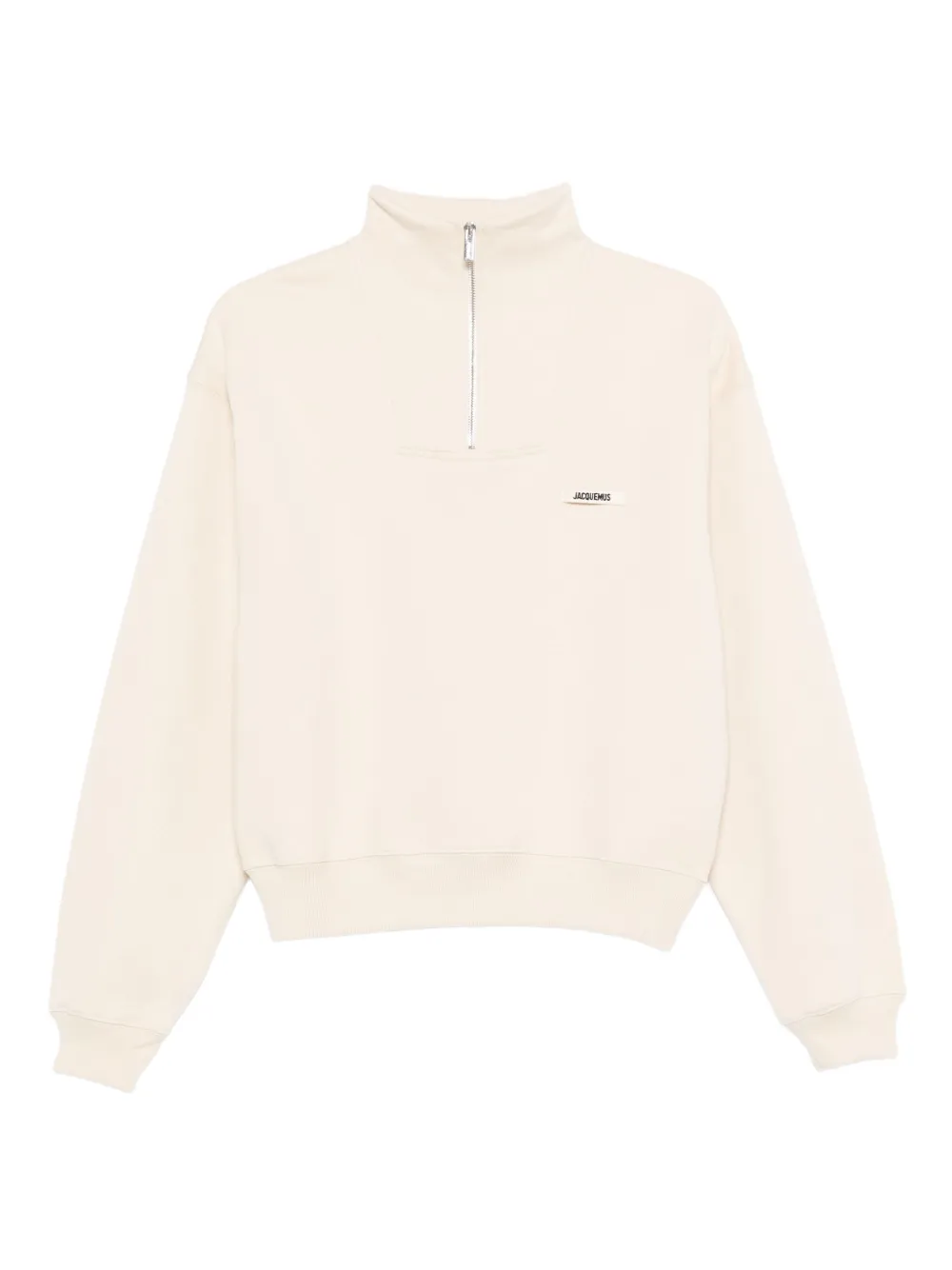 Jacquemus Le camionneur Gros Grain sweatshirt Beige