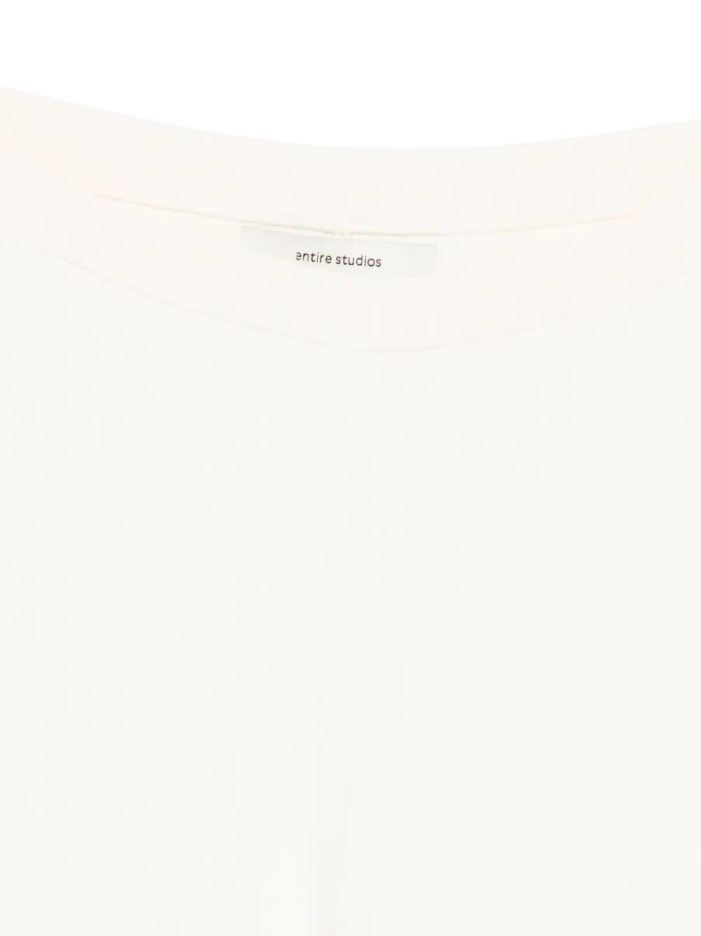 Entire Studios Knitted Capri Pants In White
