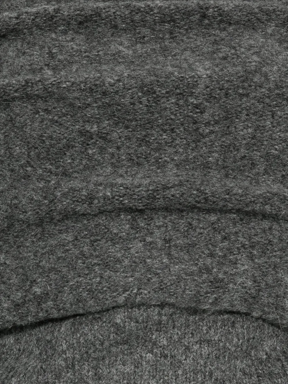 ENTIRE STUDIOS Off-shoulder mouwloze gebreide top Grijs