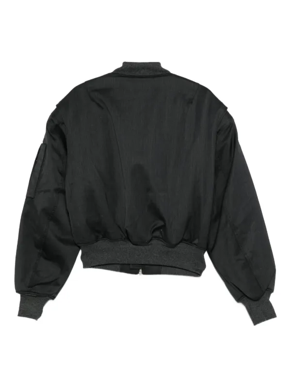 ENTIRE STUDIOS Broad Bomber Jacket | Black | FARFETCH CA