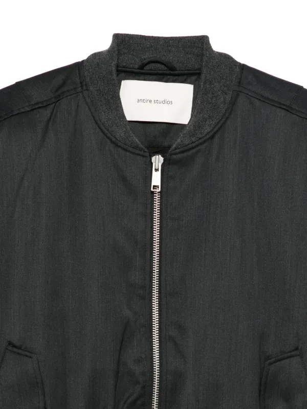 ENTIRE STUDIOS Broad Bomber Jacket | Black | FARFETCH CA
