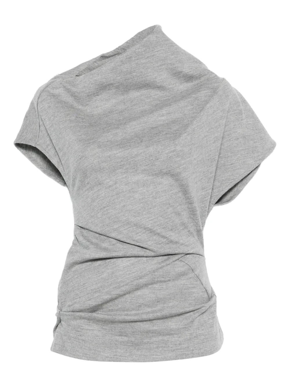 Entire Studios Flop High-neck Top In Gray